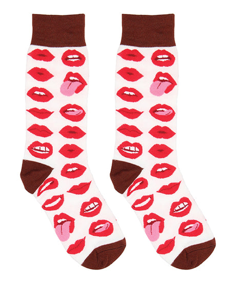 Shots Sexy Socks Lip Love - Female - Empower Pleasure