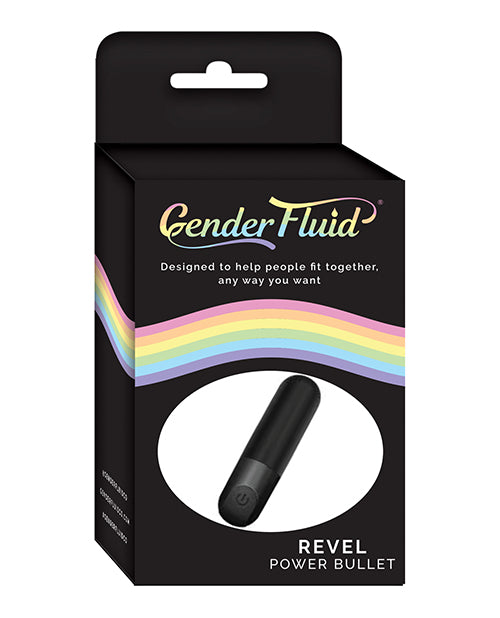 Gender Fluid Revel Power Bullet - Matte Black - Empower Pleasure