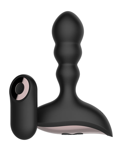 Gender Fluid Shake Anal Vibe with Remote - Black - Empower Pleasure