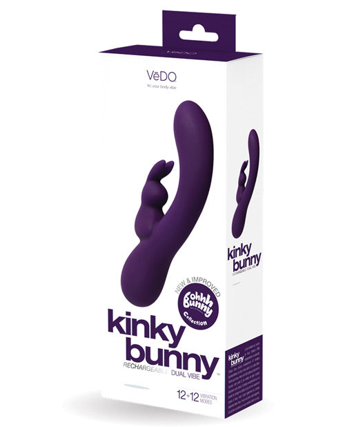 VeDO Kinky Bunny Plus Rechargeable Dual Vibe - Empower Pleasure