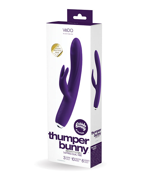 VeDo Thumper Bunny Rechargeable Dual Vibe - Assorted Colors - Empower Pleasure