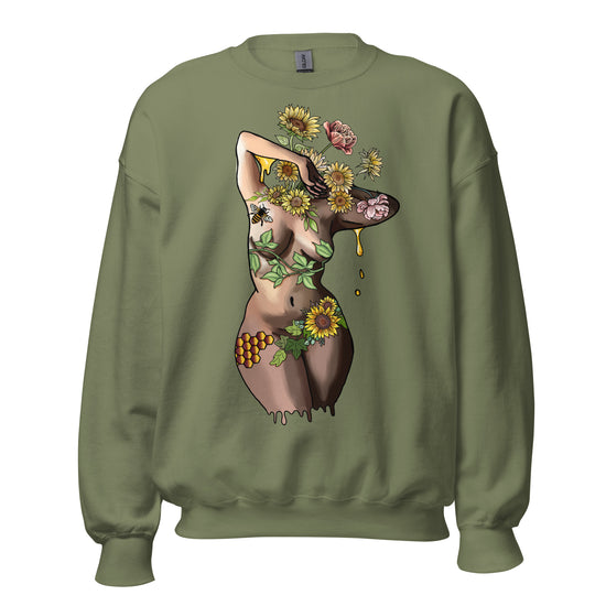 Inflorescence Unisex Sweatshirt - Empower Pleasure